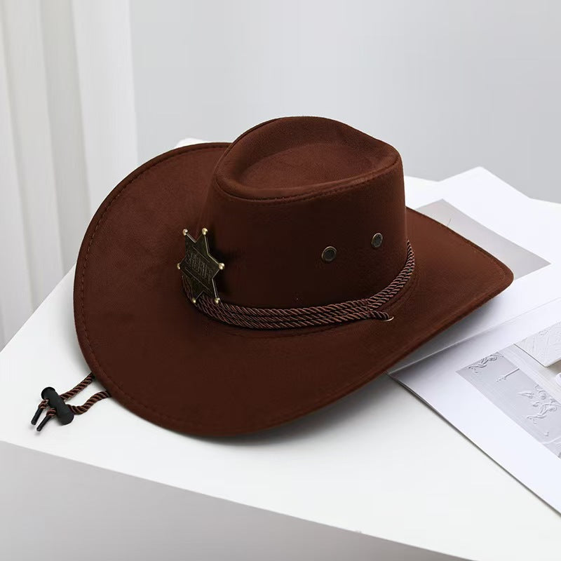 Hornroam Vintage Sheriff Hat