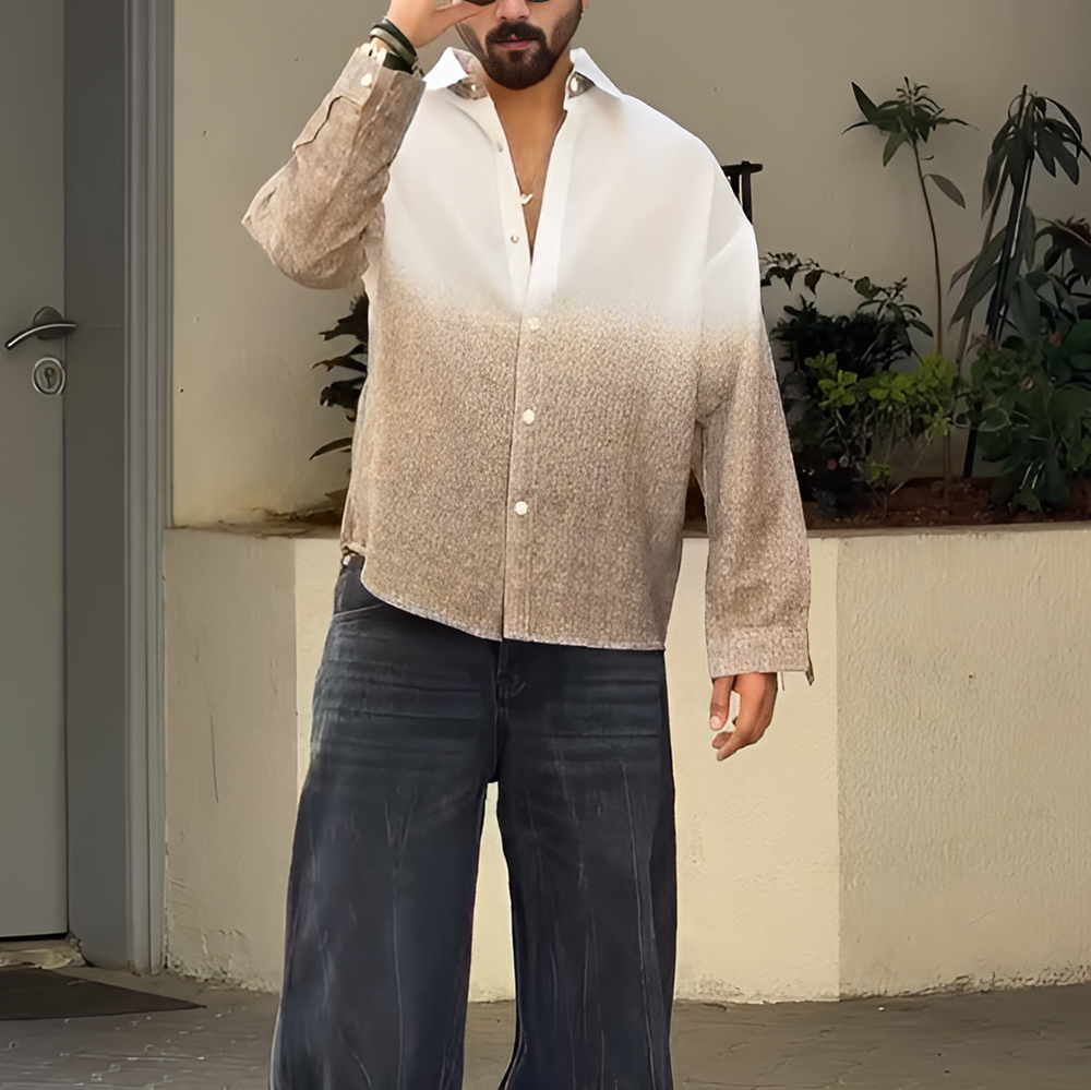 Simple and lightweight gradient shirt
