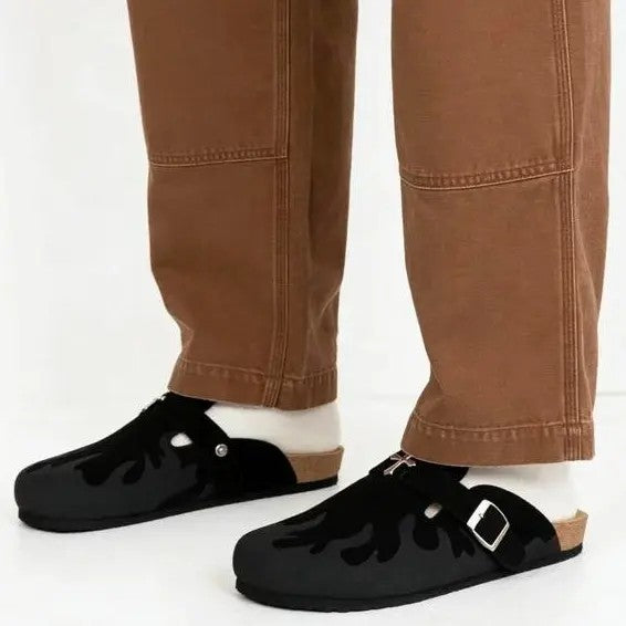 Men's Suede Clogs
