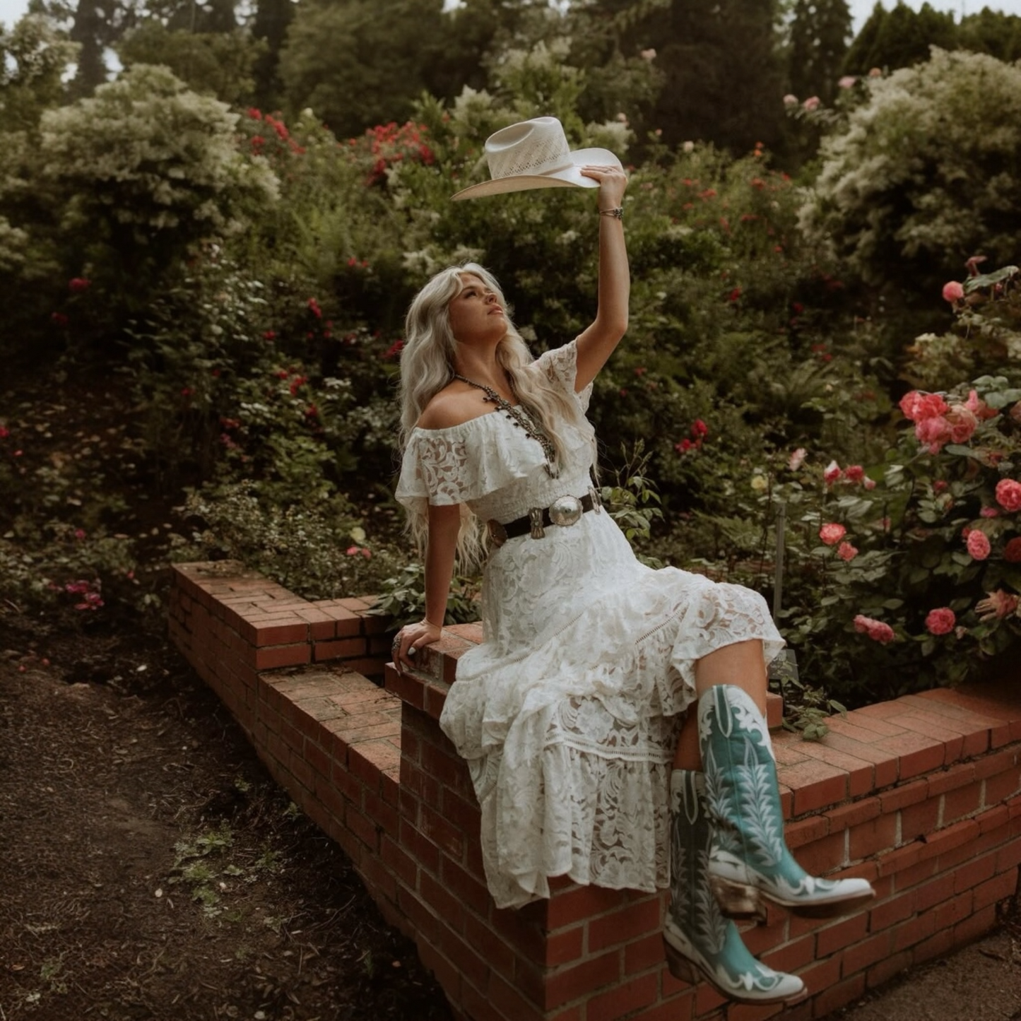 Liv Handcrafted 100% Leather Western Boots With Cuban Heel