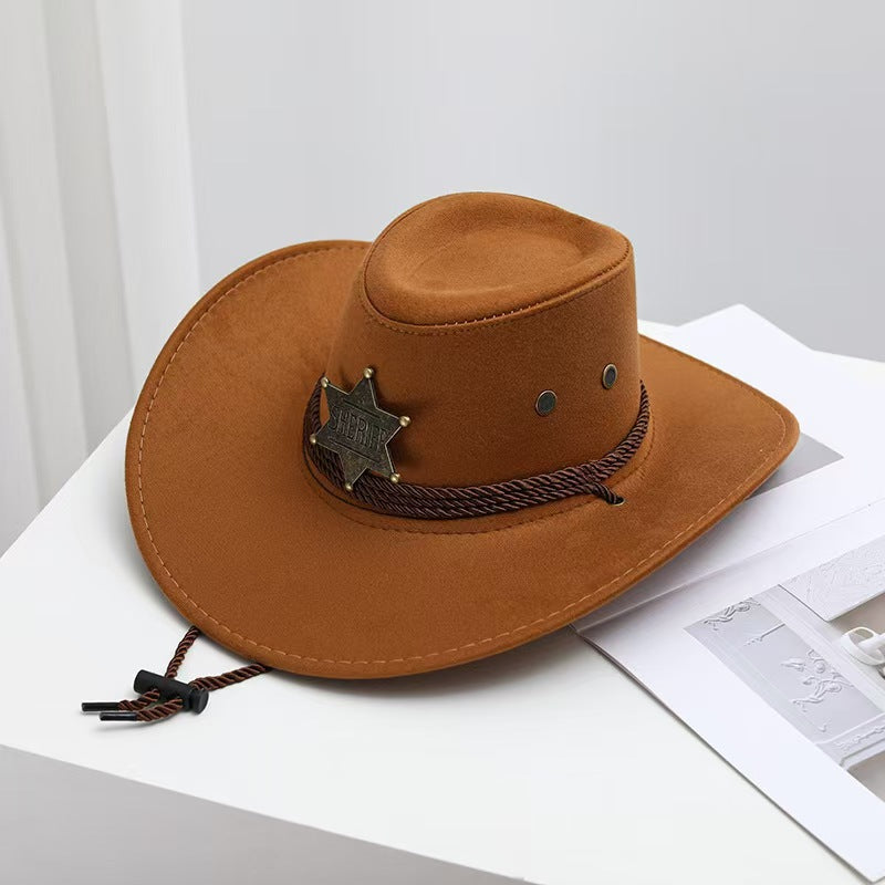 Hornroam Vintage Sheriff Hat