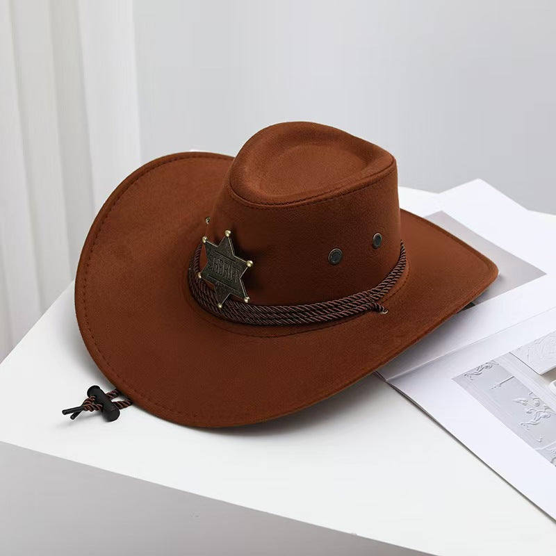 Hornroam Vintage Sheriff Hat