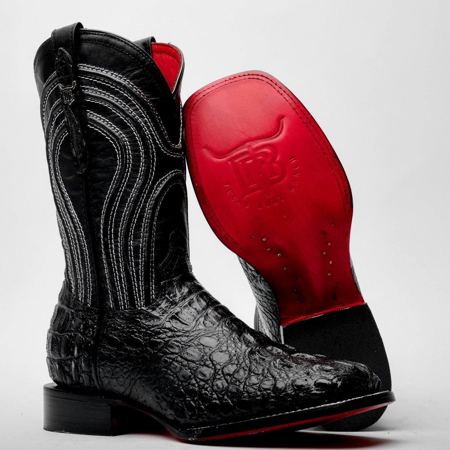 Black Western Boots - Square Toe