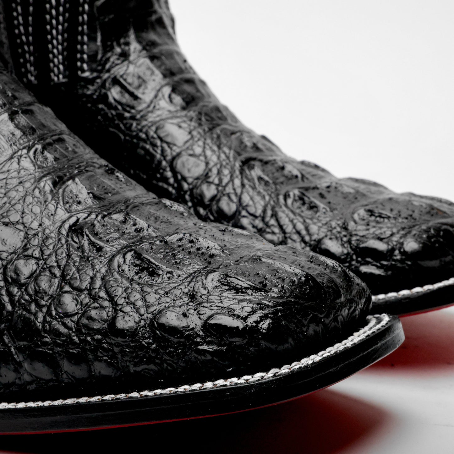 Black Western Boots - Square Toe