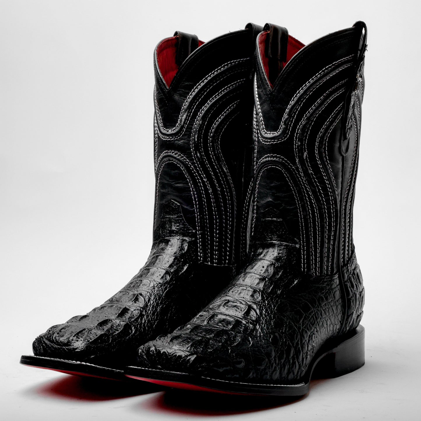 Black Western Boots - Square Toe