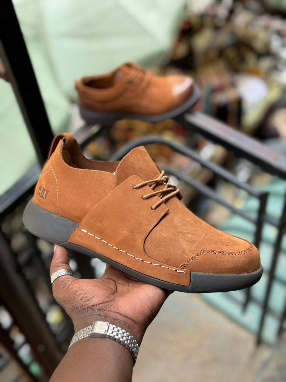 Men's Casual Leather Lace-Up Shoes