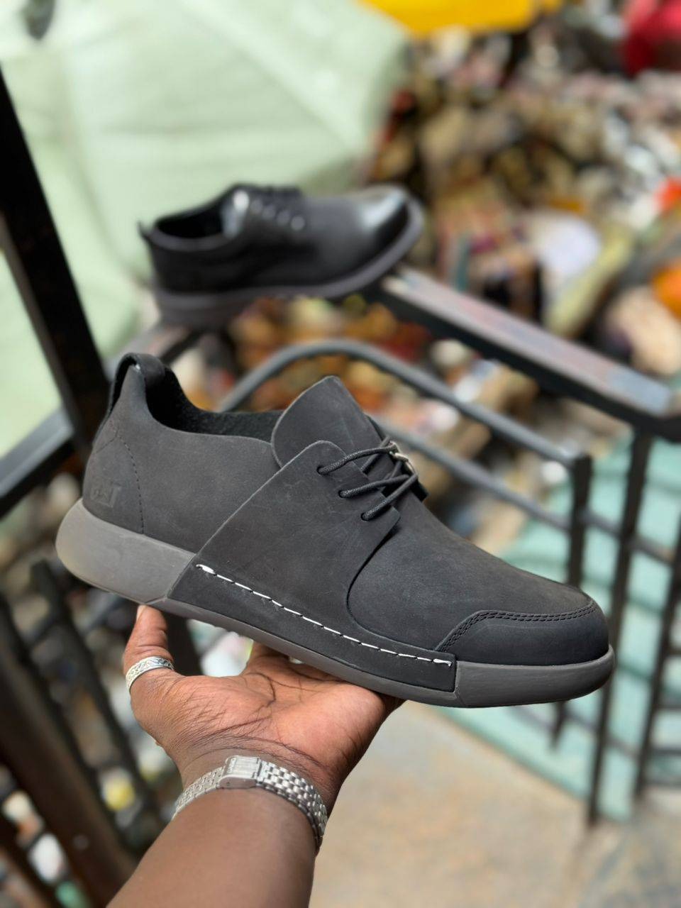 Men's Casual Leather Lace-Up Shoes