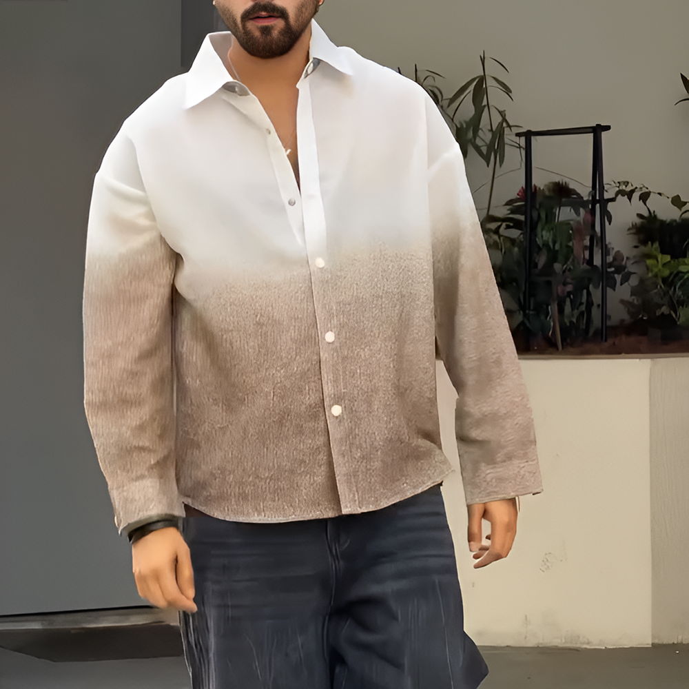 Simple and lightweight gradient shirt