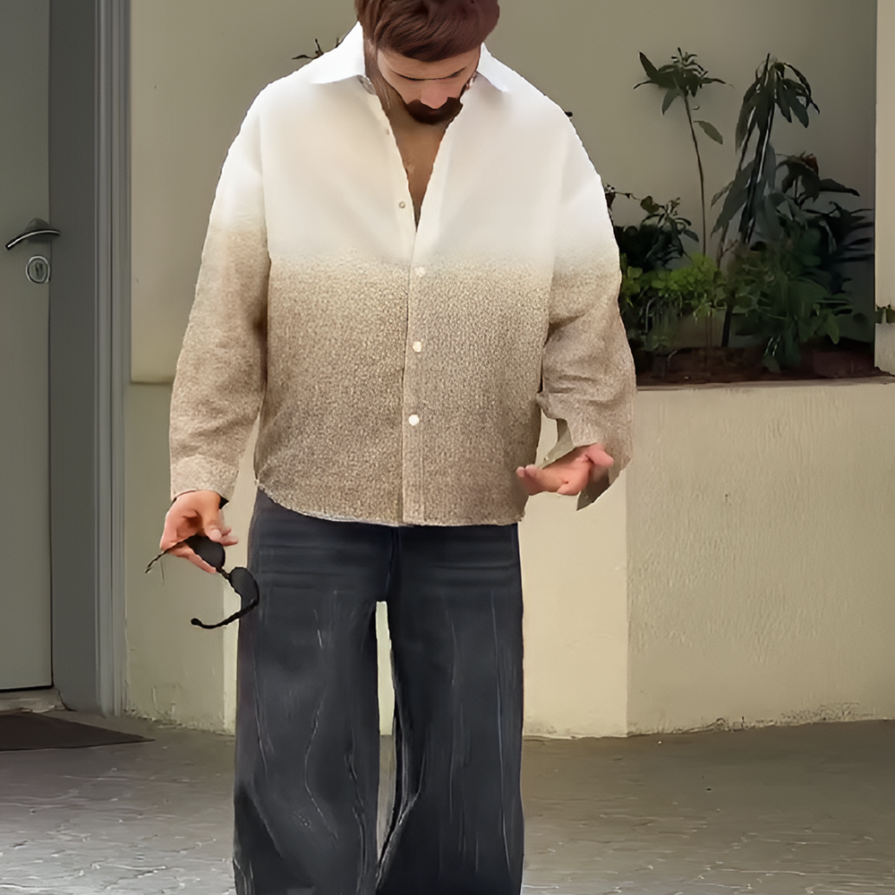 Simple and lightweight gradient shirt