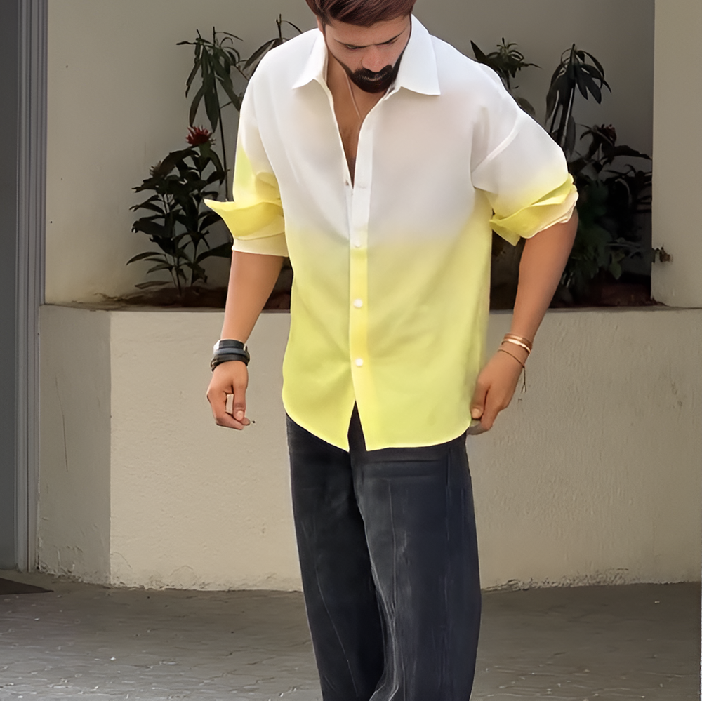 Simple and lightweight gradient shirt