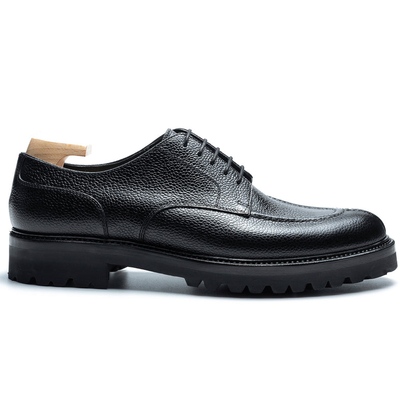 Genuine Italian Calf Leather Split-Toe Derby