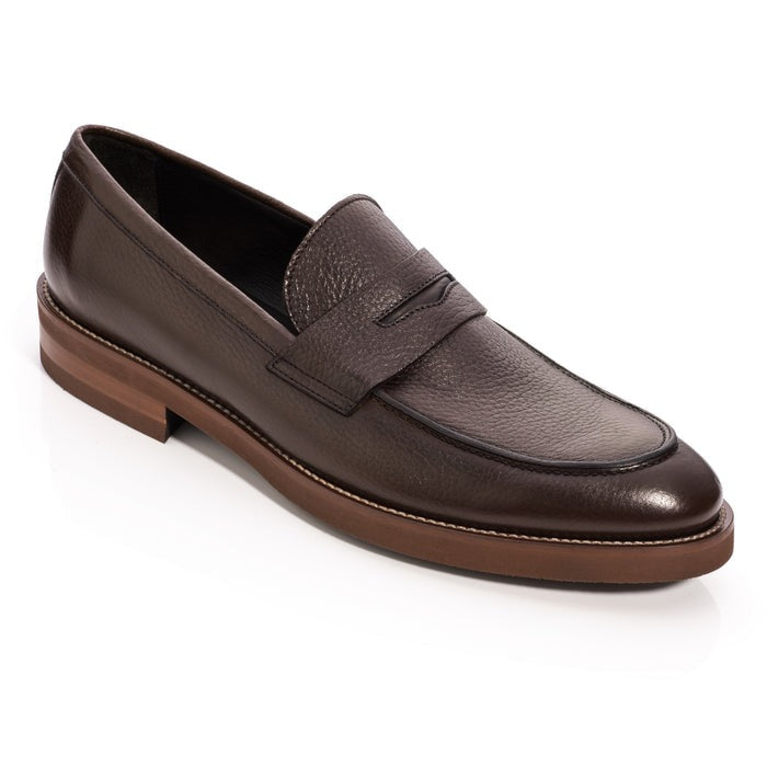 Black Deerskin Loafer