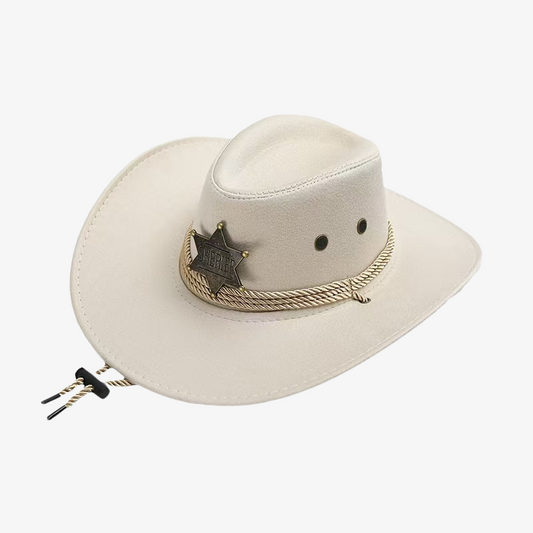 Hornroam Vintage Sheriff Hat