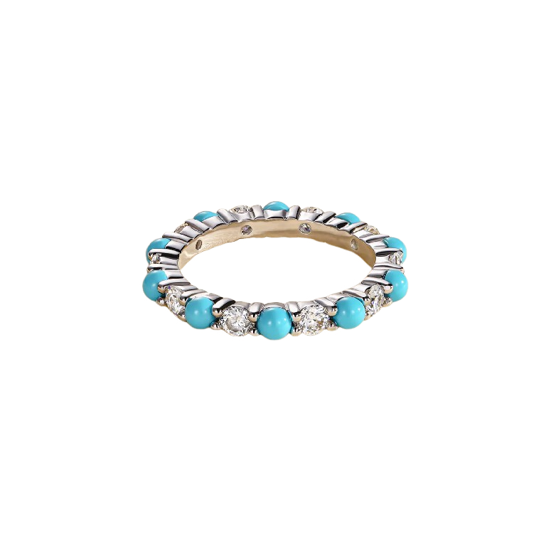Women's 3mm Moissanite Eternity Promise Ring