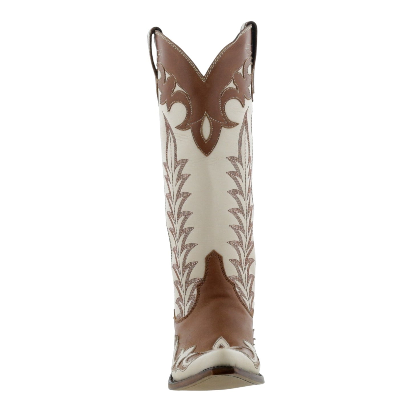 Liv Handcrafted 100% Leather Western Boots With Cuban Heel