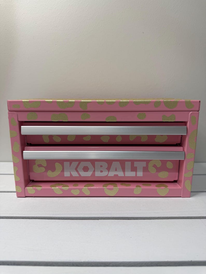 Cheetah Print Jewelry Or Makeup Toolbox