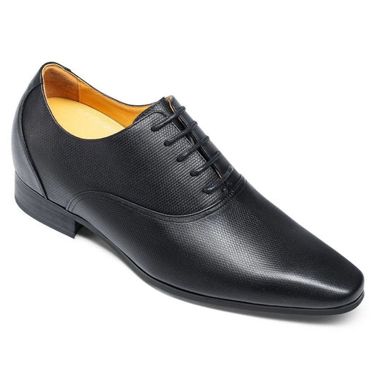 Men's New Square Toe Black Dress Shoes